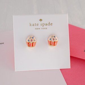 Kate Spade Take the Cake Cupcake Stud Earrings (Brand New with Dust Bag)